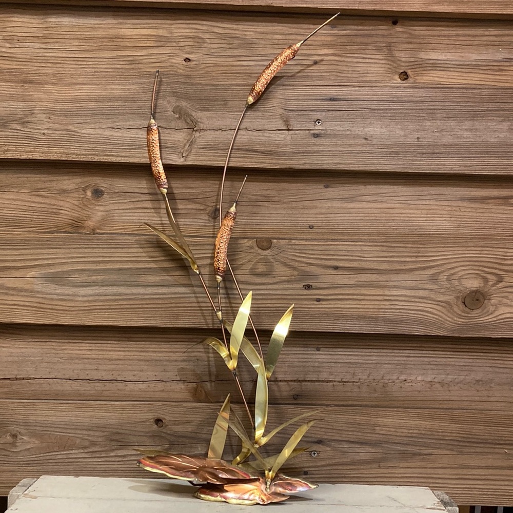 Vintage Cattail Wall Art